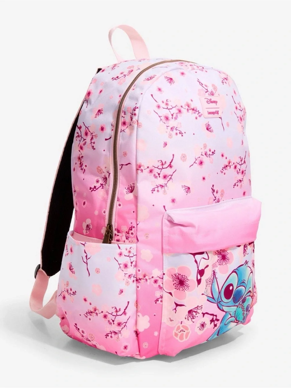 New Loungefly Disney Stitch & Scrump Cherry Blossom Backpack
